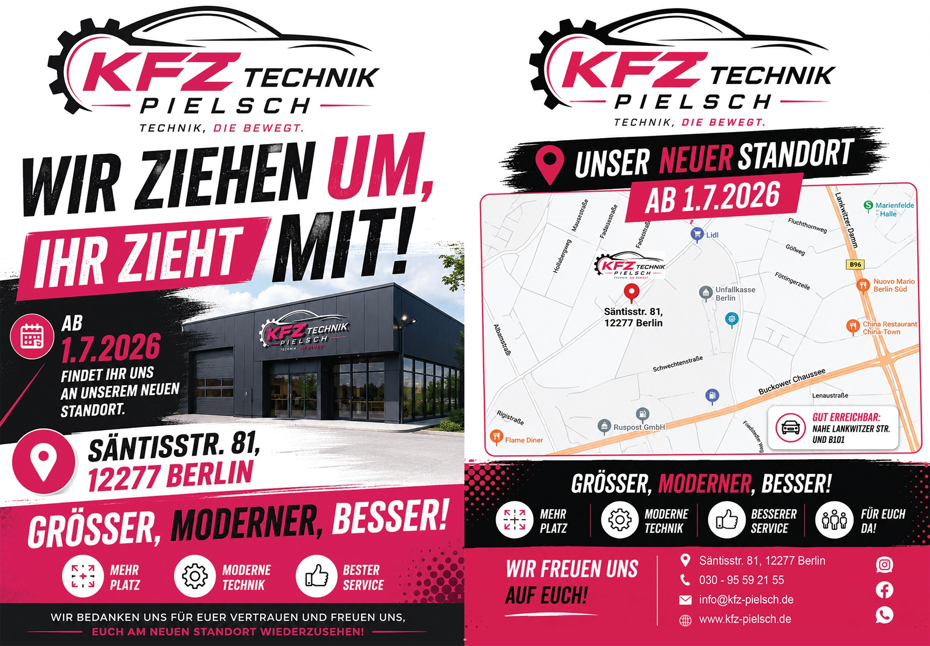 Flyer Umzug